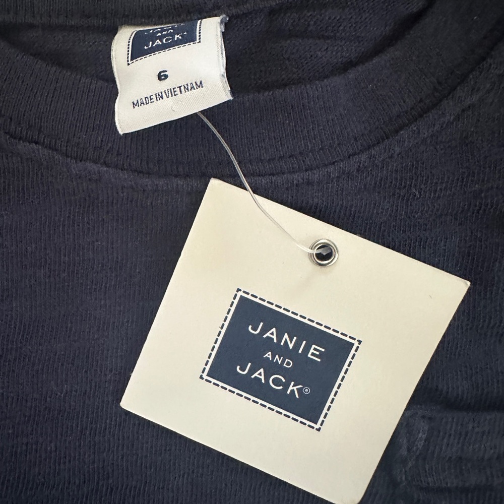 Janie and Jack Navy Blue boys  Shirt